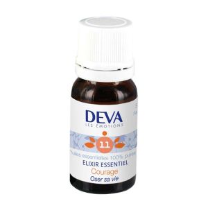Deva - Synergie d'huiles essentielles n°11 Courage BIO - 5 ml