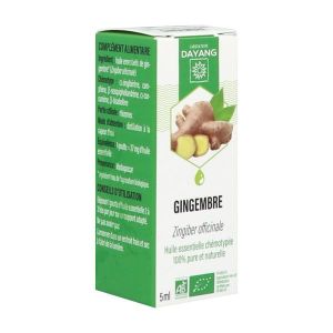 Dayang Huile Essentielle Gingembre Bio Flacon 5 Ml 1