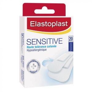 Elastoplast Elastoplas Sensitive - Hypoallergique Sans Argent Pansement 2 Tailles 20