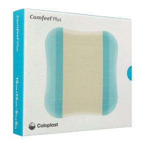 COMFEEL PLUS OPAQUE Pansement hydrocolloïde opaque, semiperméable, stérile, 13 cm x 13 cm (ref. 332910), bt 10