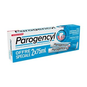 PAROGENCYL PREVENTION GENCIVES DENTIFRICE Pâte dentifrice fluorée, tube 75 ml x 2