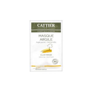 Cattier Masque Argile Jaune Peaux Sèches 12,50 ml