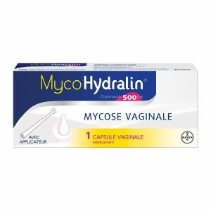 Mycohydralin 500 Mg Capsule Vaginale 1 Plaquette(S) Thermoformee(S) Polyamide Aluminium Pvc De 1 Capsule(S) Avec Applicateur(S)