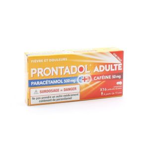 Prontadol Adultes 500 Mg/50 Mg Comprime Pellicule Secable B/16