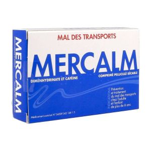 MERCALM comprimé pelliculé sécable B/15