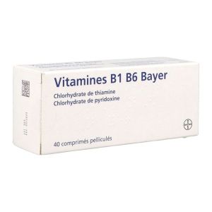 VITAMINE B1 B6 BAYER COMPRIME PELLICULE B/40