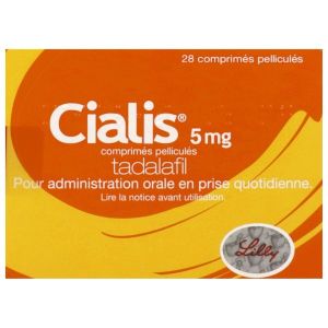 CIALIS COMPRIME PELLICULE 5 MG BOITE DE 28