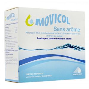 Movicol Sans Arome (Macrogol 3350) Poudre Pour Solution Buvable En Sachets B/20