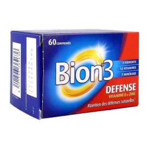 BION3 DEFENSE ADULTE Comprimé, complément alimentaire à visée immunitaire, bt 60