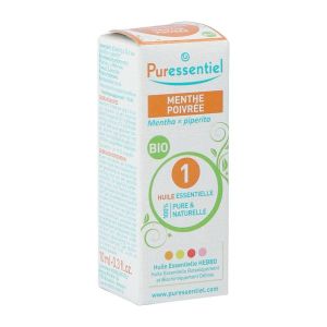 Puressentiel Huile Essentielle Menthe Poivree Bio Liquide Flacon 10 Ml 1