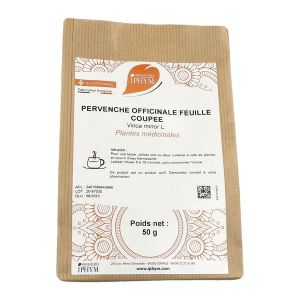 PERVENCHE PLANTE IPHYM Pervenche plante, vrac, coupée, sac 50 g