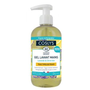 Coslys Gel lavant mains lavande, citron BIO - 300 ml
