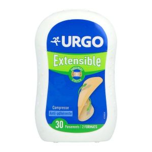 Urgo Pansements Extensibles - 6Pans 3,4*7,2Cm Et 24 Pans 2*7,2Cm 30