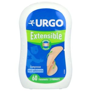 Urgo Pansements Extensibles - 6Pans 3,4*7,2Cm Et 24 Pans 2*7,2Cm Et 20 Pans 2*4Cm 60
