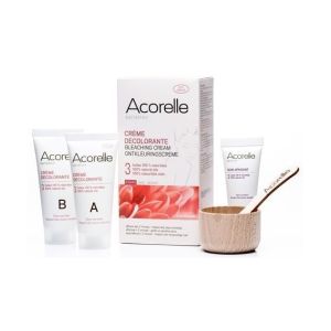 Acorelle - Crème décolorante visage - 2 tubes de 30 ml + 1 soin apaisant 15 ml