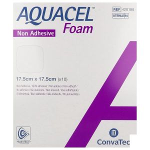 Aquacel Foam Non Adhesif Pansement 17.5*17.5 Cm 10