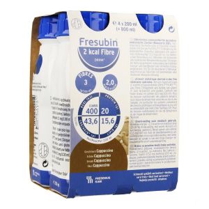 Fresubin 2Kcal Fibre Drink Arome Cappuccino Sol Buv Bouteille 200 Ml Bt 4