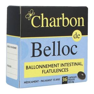 CHARBON DE BELLOC 125 MG CAPSULE MOLLE B/36