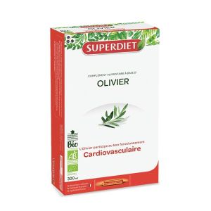 Superdiet Olivier Bio - coffret 20 ampoules de 15 ml