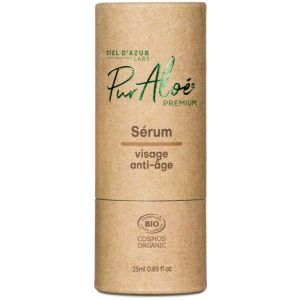 Pur'Aloe Sérum Anti-âge Aloé Vera Premium BIO - Flacon pipette 25 ml