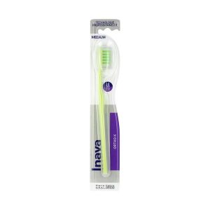 INAVA ORTHO - X Brosse à dents orthodontique, 5 rangs, medium (ref. 208 272), unité