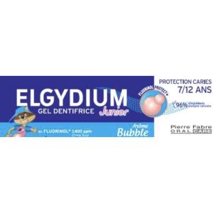 ELGYDIUM PROTECTION CARIES JUNIOR BUBBLE - REF 266154 (NOUVELLE FORMULE SANS SILIGLYCOL) DENTIFRICE TUBE 50 ML 1