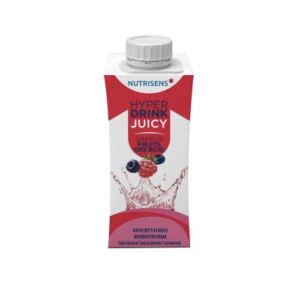 NUTRISENS HYPERDRINK JUICY Denrée alimentaire destinée à des fins médicales spéciales, fruits des bois, 200 ml x 4
