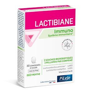 PILEJE Lactibiane Immuno 30 comprimés à sucer