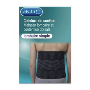 Alvita Ceinture Lombaire El18 - Nouvelle Formule: Tissus/Mousse + Dense/Technicite Ceint Lomb 26 Cm T3 1