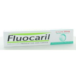Fluocaril Bi Fluore 250 Mg Menthe Gel Dentifrice 1 Tube(S) Alumino-Plastique De 75 Ml
