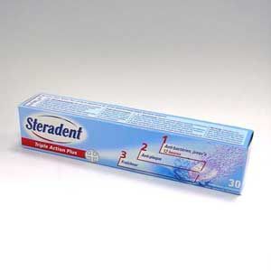 Steradent Comprime Nettoyant De Prothese Dentaire 30