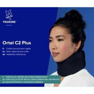 Thuasne Collier C2 Plus - Ref 23920520300904 9 Cm Marine T3 1