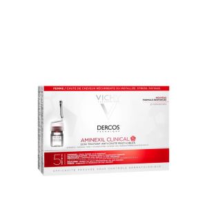 Vichy Dercos Aminexil Clinical 5 - Traitement Pour Femmes Dose 6 Ml 21