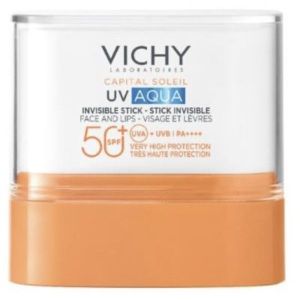 VICHY CAPITAL SOLEIL UV AQUA STICK SPF 50+ Stick solaire invisible haute protection, SPF 50+, stick 10 g