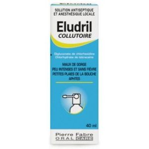 Eludril Collutoire 1 Flacon(S) Pressurise(S) Aluminium De 40 Ml Avec Embout Buccal Polyethylene