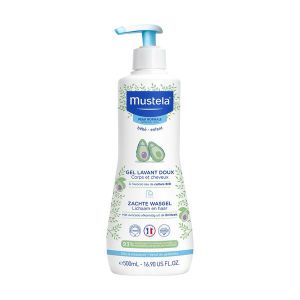 Mustela Gel Lavant Doux A L'Avocat Bio Eau Flacon 500 Ml 1