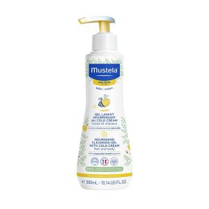 Mustela Gel Lavant Nourrissant Au Cold Cream A L'Avocat Bio Et A La Cire D'Abeille Flacon 300 Ml 1