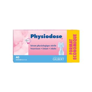 Physiodose Serum Physiologique 40 Unidoses 5Ml Ser Unidos