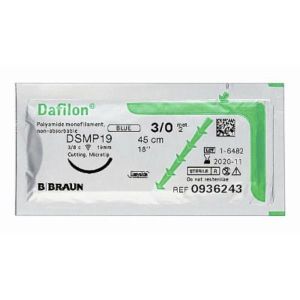 DAFILON BLEU 2/0 90CM DS24 SUTURE 1