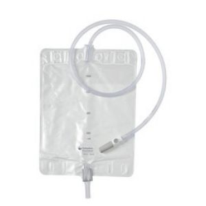 Conveen® Triform - Boîte de 10 poches à urine graduées stériles - 1500 ml - tubulures solidaires lisses de 90 cm Référence: 050630