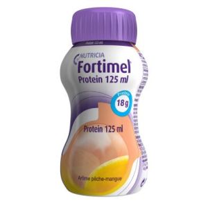 Fortimel Protein Nutriton Orale Liquide De Type Lactee Peche Mangue Bouteille 125 Ml 4