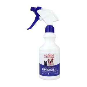Fiprokil 2,5 Mg Spray Fipronil Chats Chiens (Avec Pistolet Pulv) Sol Fl 500 Ml 1