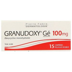 GRANUDOXY GE 100 MG BOITE DE 15 COMPRIMES