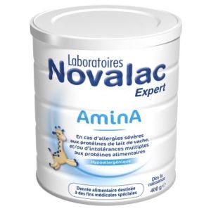 NOVALAC EXPERT AMINA Denrée alimentaire destinée à des fins médicales spéciales, bt 400 g