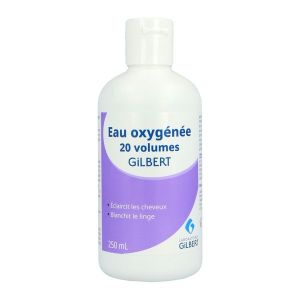 GILBERT EAU OXYGENEE 20 VOLUMES Eau oxygénée stabilisée à 20 volumes, fl 250 ml