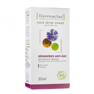 Dermaclay - Huile sèche visage Anti-âge (Bourrache- Onagre) Bio - 30 ml