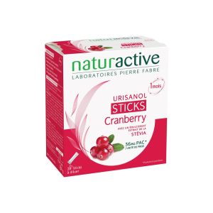 URISANOL STEVIA EXTRAIT DE CRANBERRY BOITE DE 28 STICKS