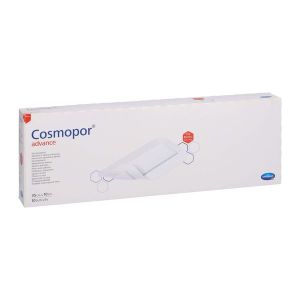 COSMOPOR ADVANCE Pansement absorbant, stérile, adhésif 4 côtés, 35 cm x 10 cm (ref. 901017), bt 10