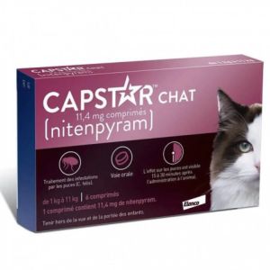 Capstar Chat 11,4Mg Comprimes Plaq Th-Form 6
