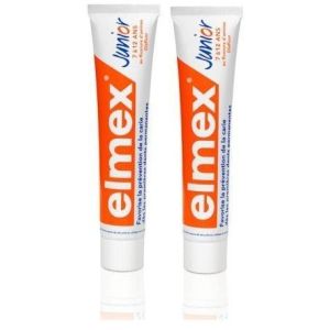 Elmex junior 7 - 12 ans  lot de 2 x 75 ml